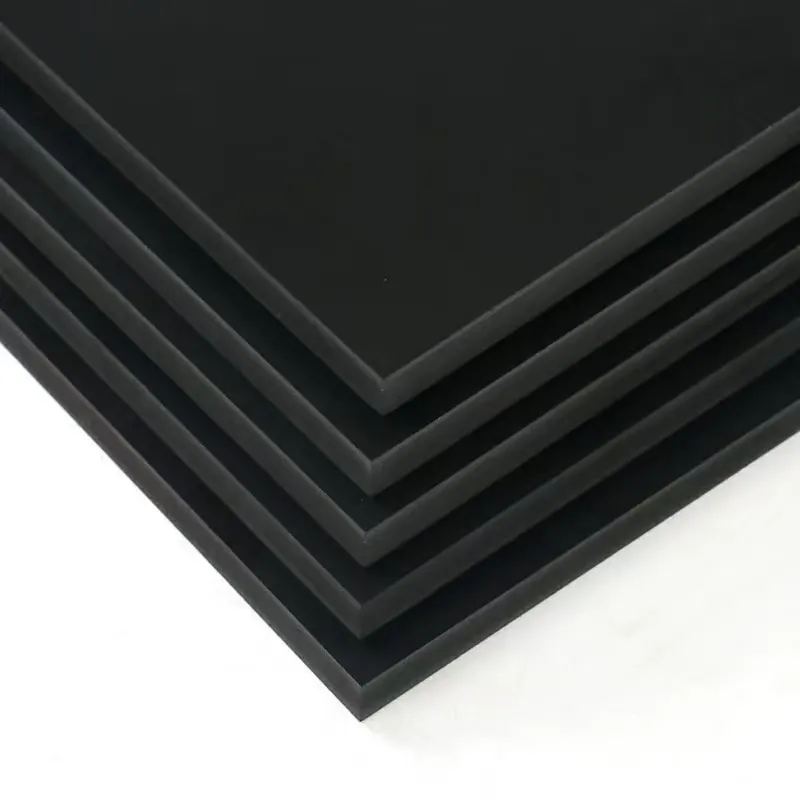 Svart 12mm bly gratis PVC -skumark