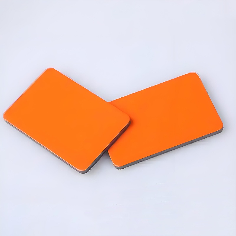 Oransje aluminiumkomposittpanel
